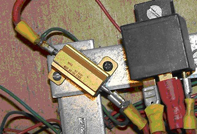 Direct connect wires across the current-sense resistor